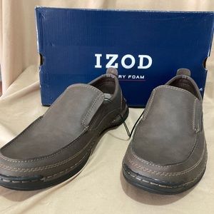 New Unisex Izod Thomas Memory Foam Casual Slip-On Shoes
